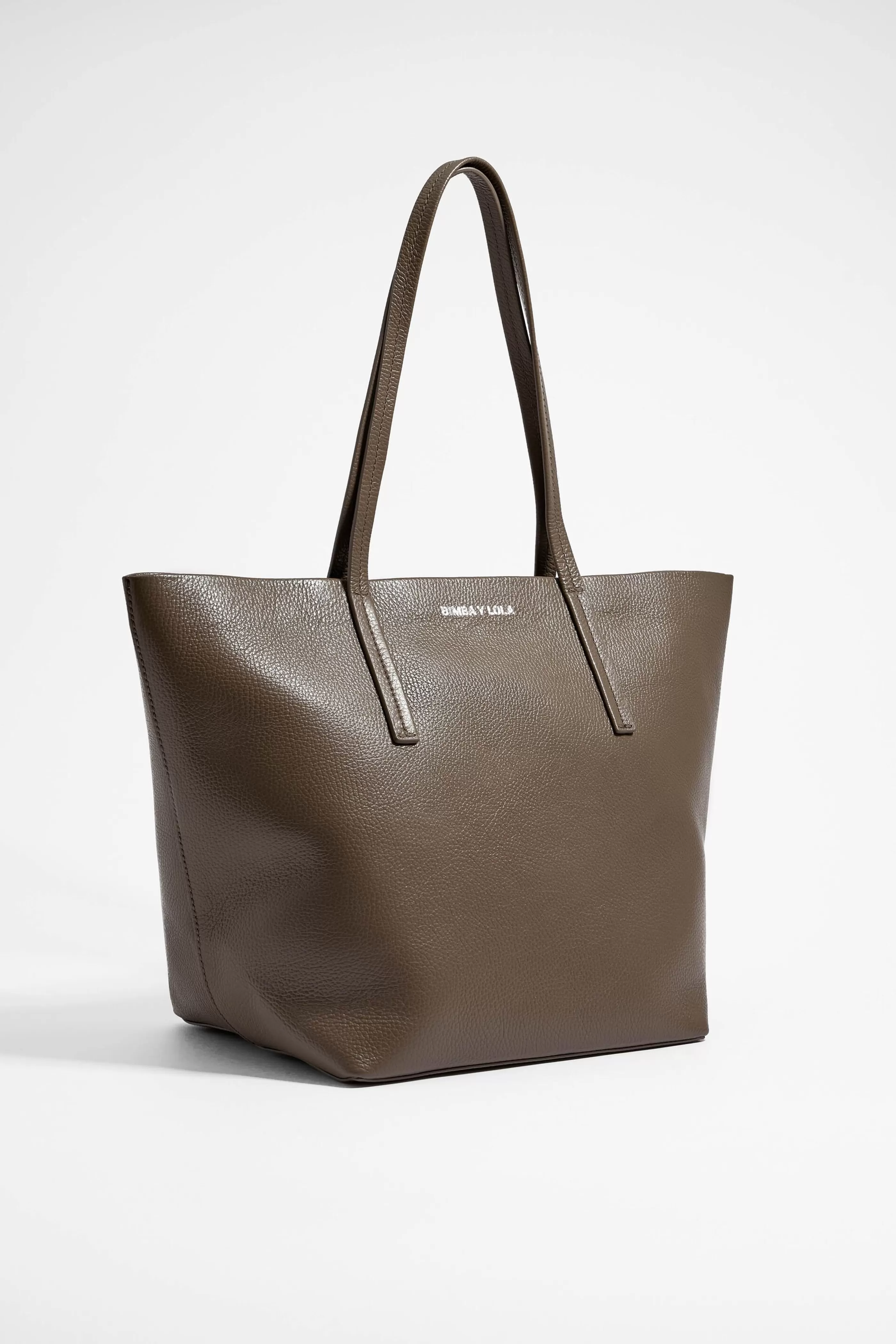 Online Bolso shopper L piel topo Bolsos piel | Bolsos de hombro