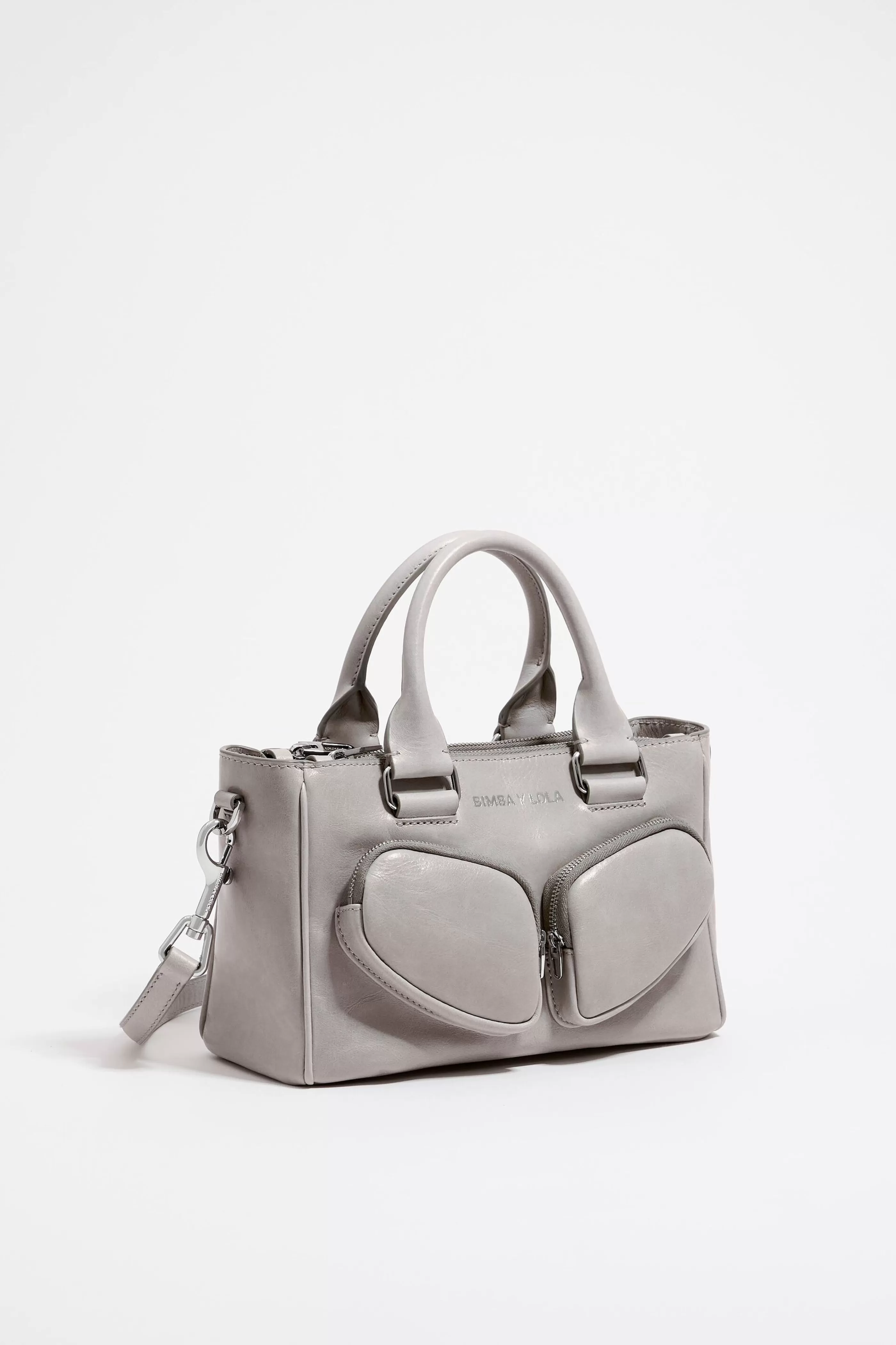 Discount Bolso tote Pocket M piel gris Bolsos piel | Bolsos Pocket