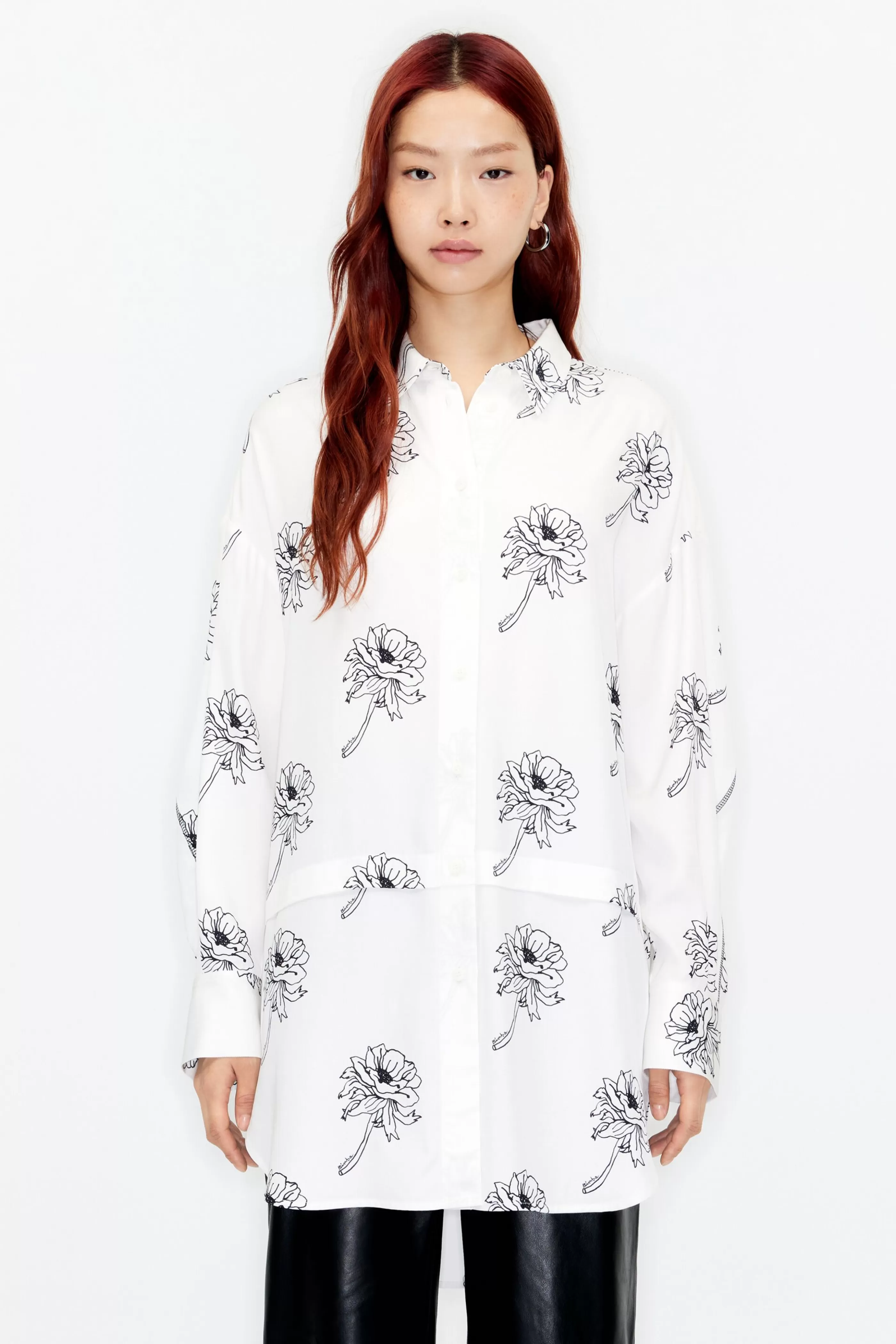 Outlet Camisa oversize print Camisas