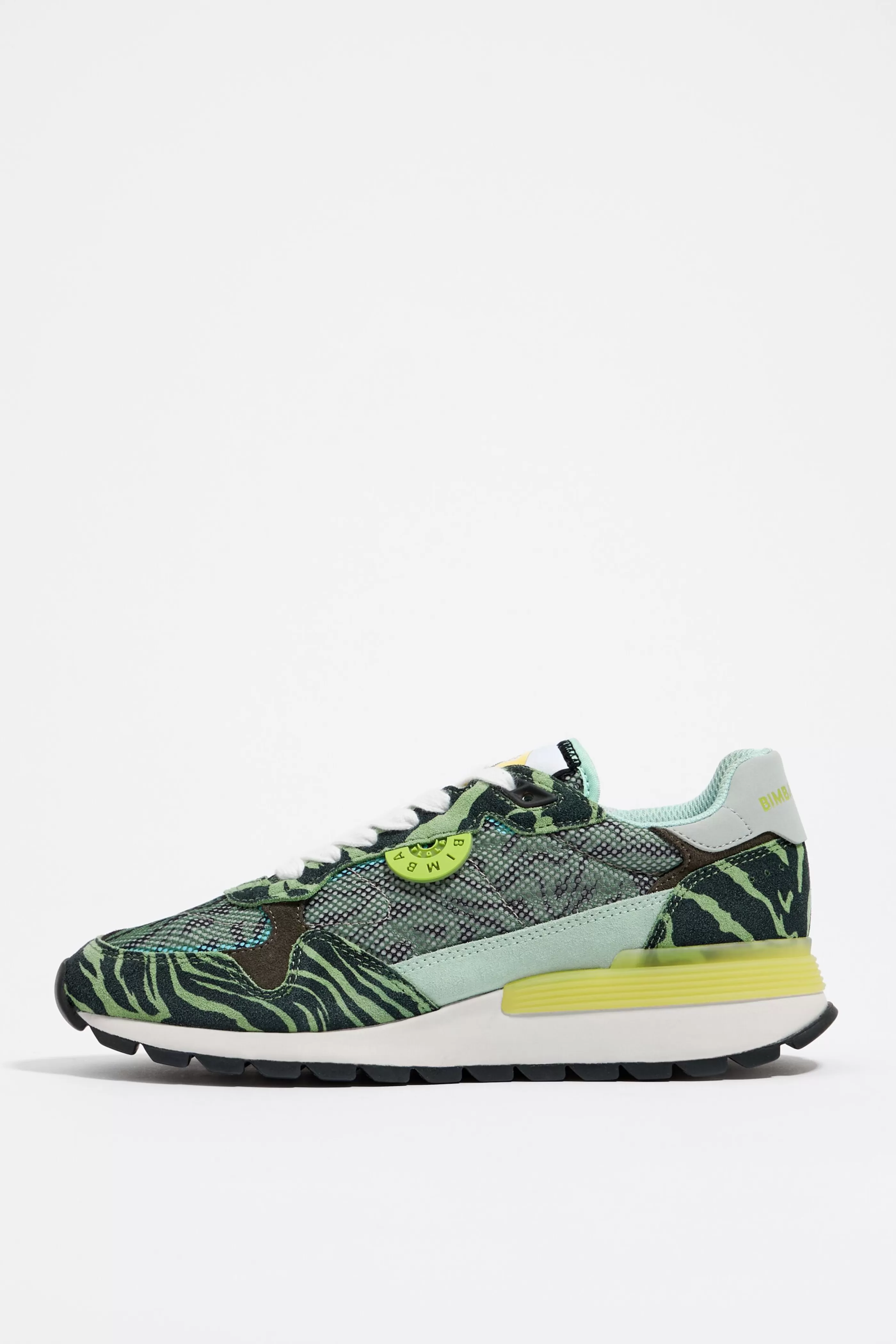 Cheap Deportiva jogger Chimo print Tiger verde Deportivas