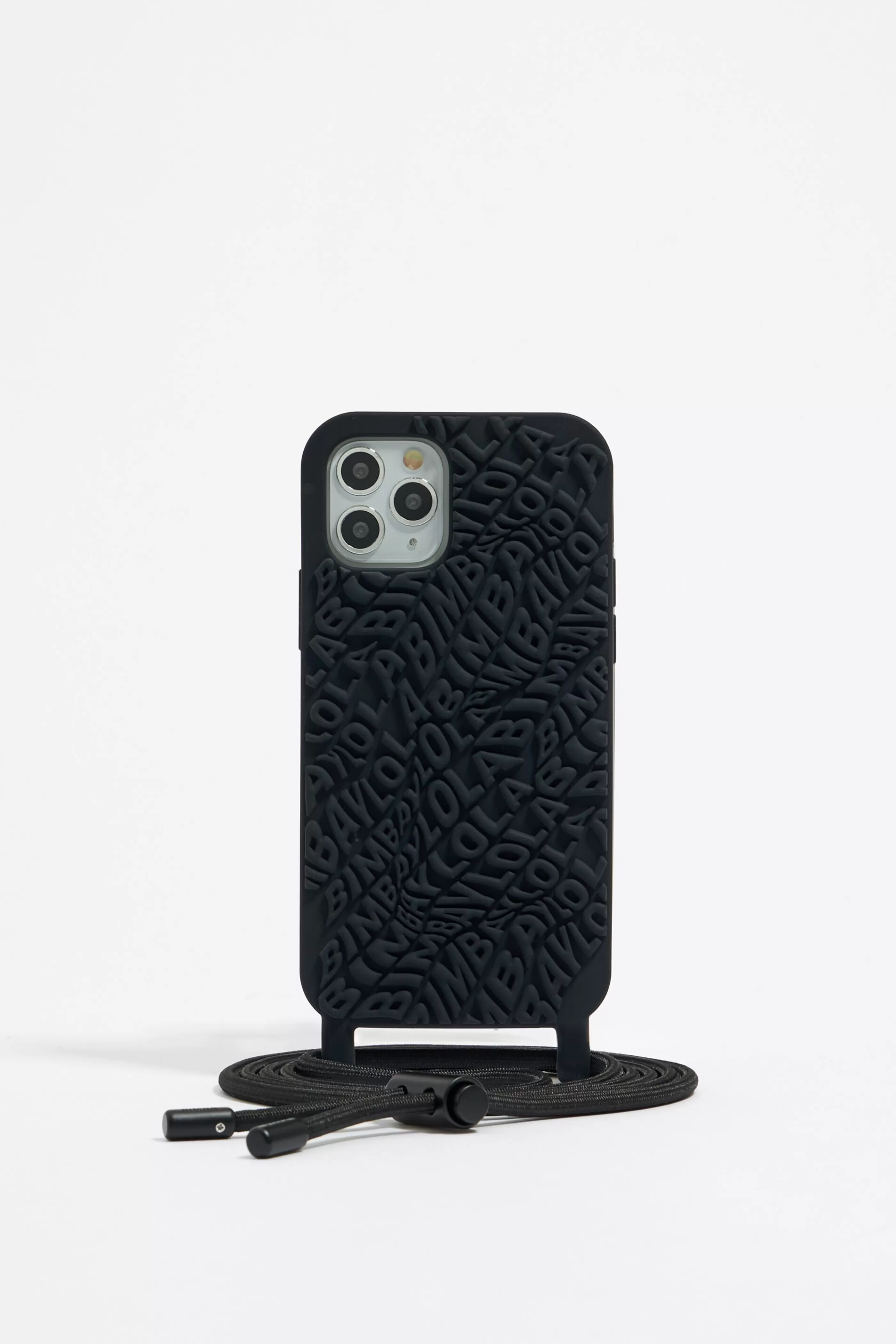 Shop Funda iPhone 12/12 Pro silicona logo negra Carcasas móvil