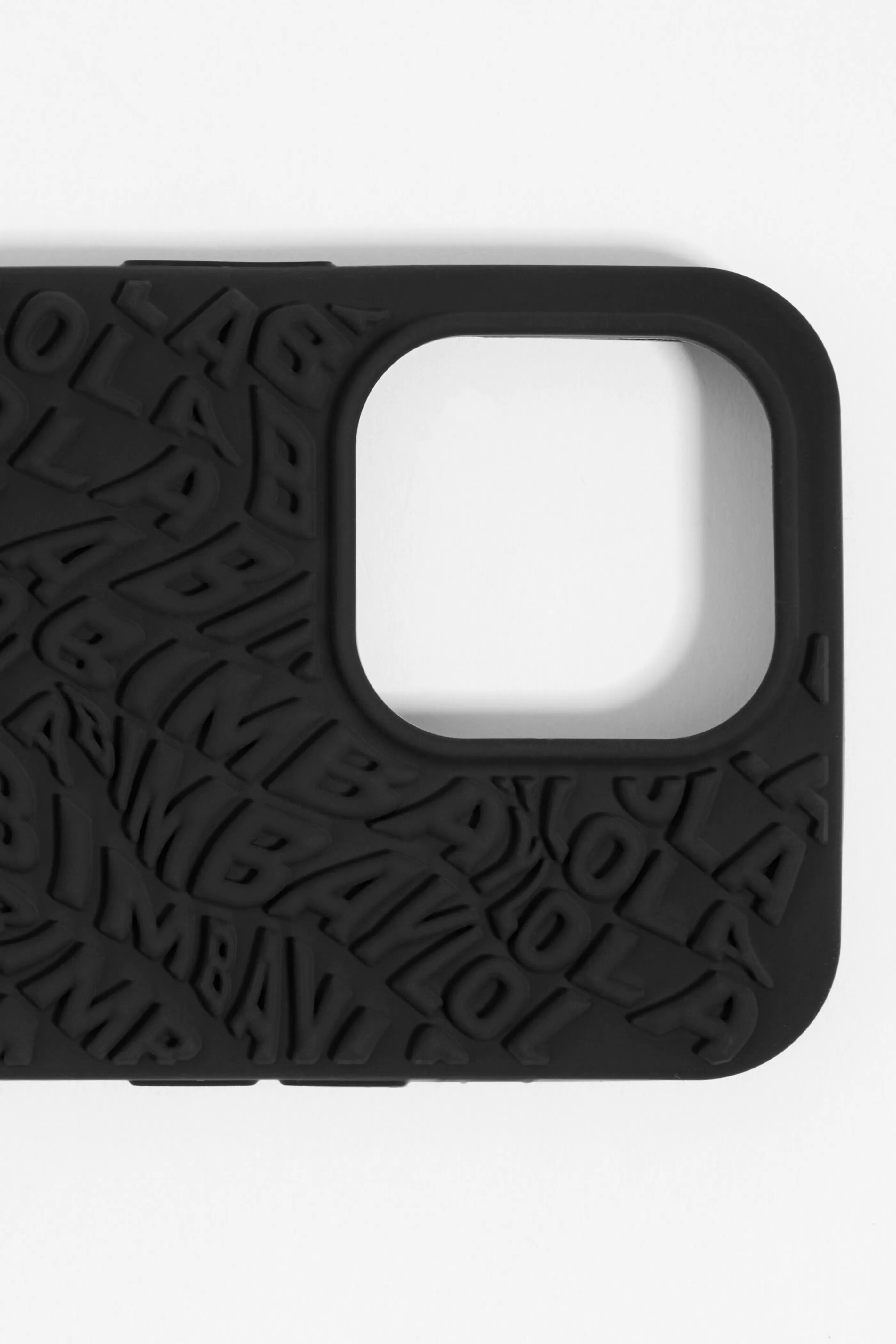 Shop Funda iPhone 12/12 Pro silicona logo negra Carcasas móvil