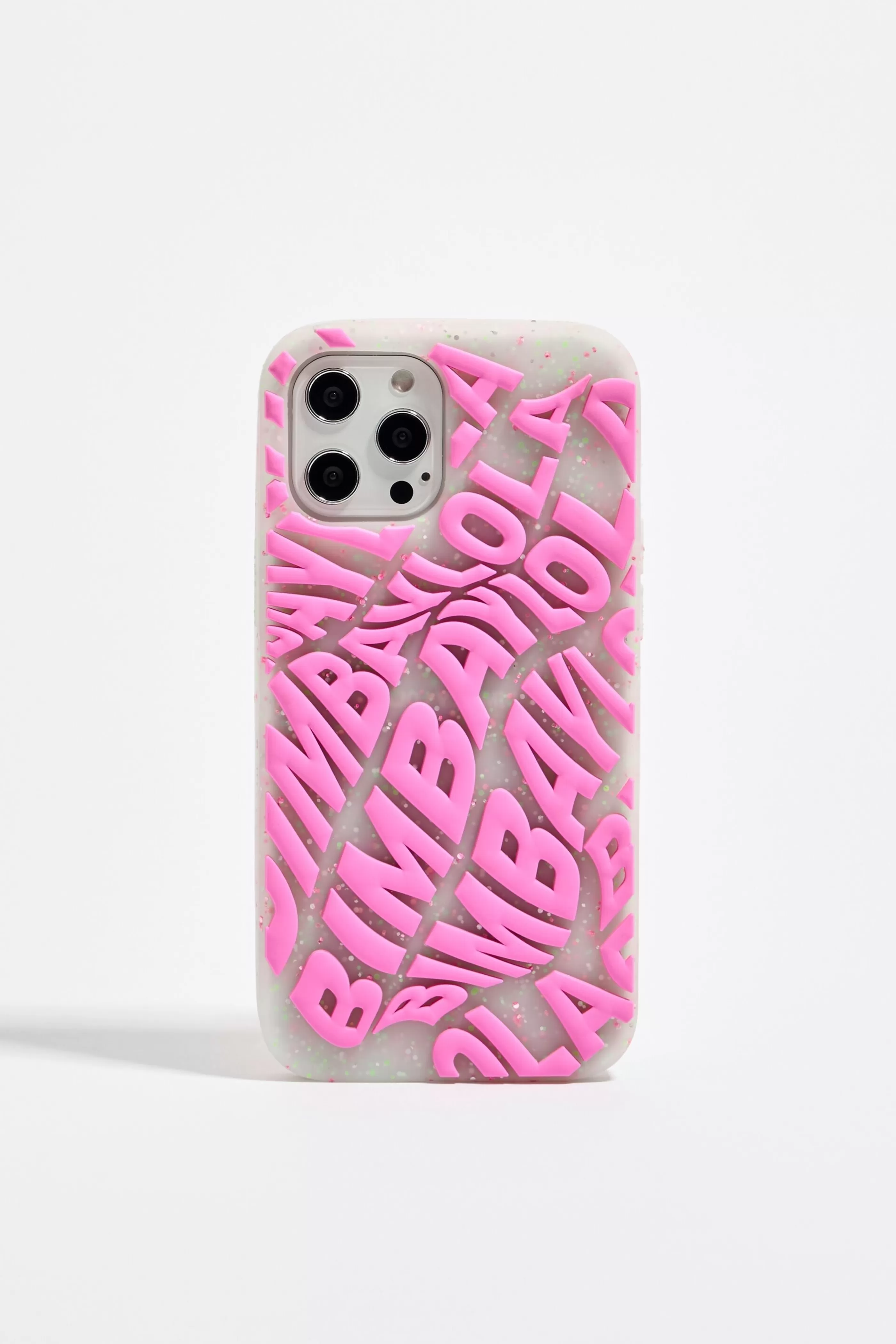 Clearance Funda iPhone 12 Pro Max silicona logo rosa Carcasas móvil