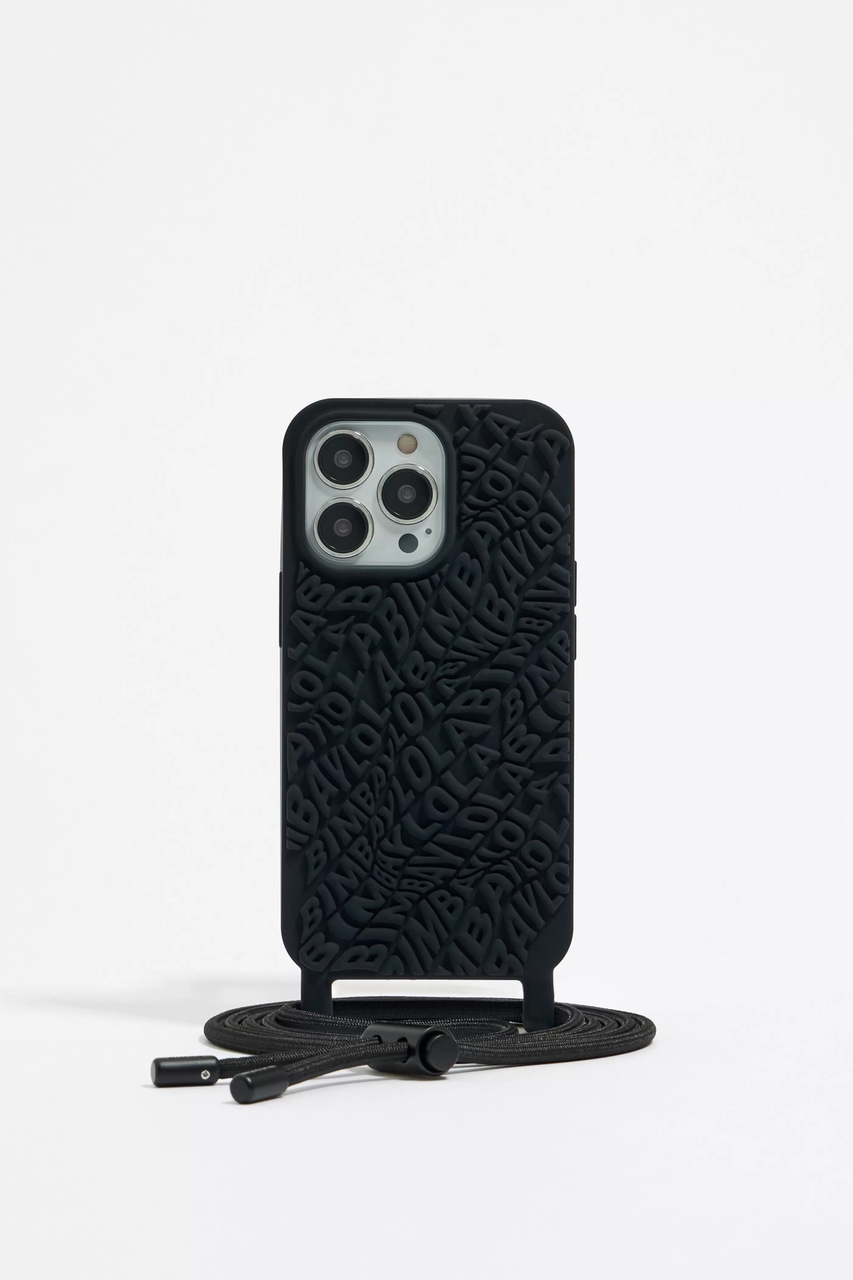 Online Funda iPhone 13 Pro silicona logo negra Carcasas móvil