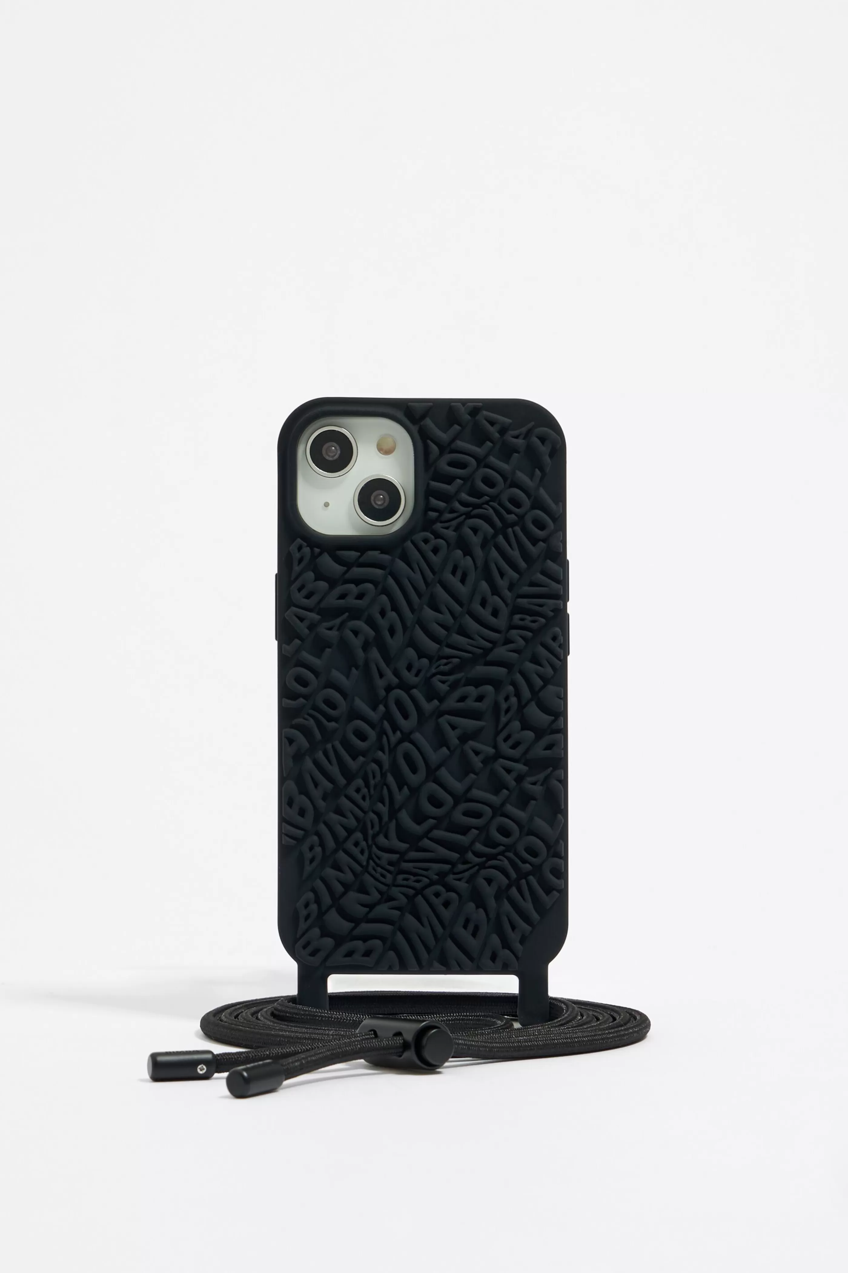 Online Funda iPhone 13 silicona logo negra Carcasas móvil