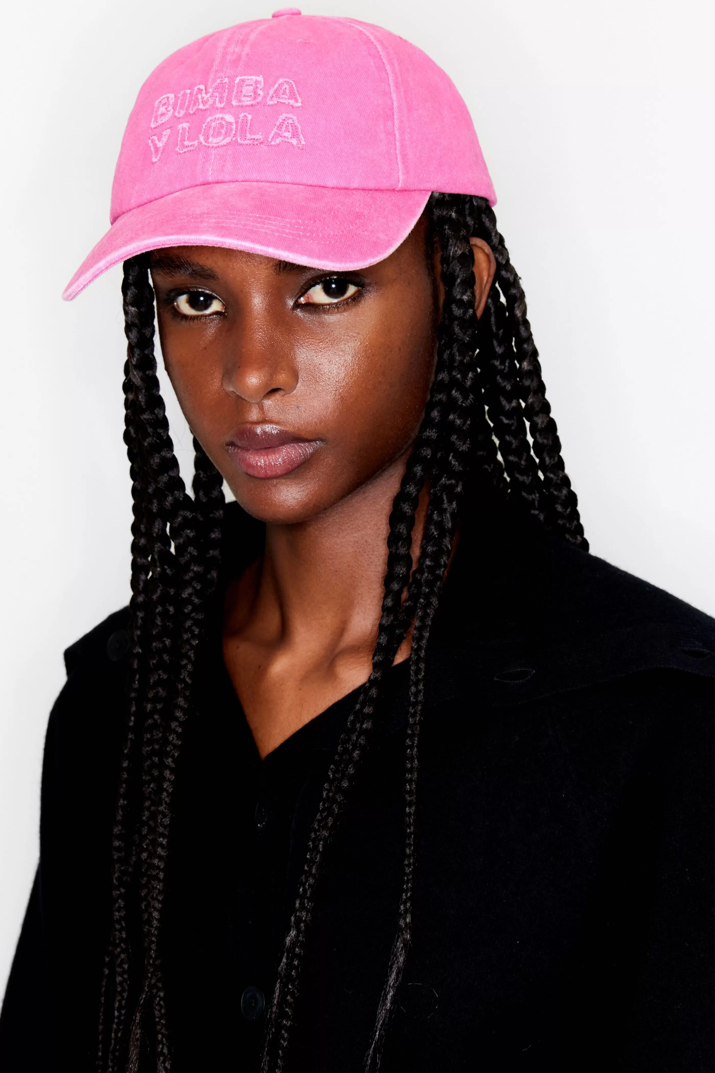 Fashion Gorra algodón logo rosa Gorros y gorras