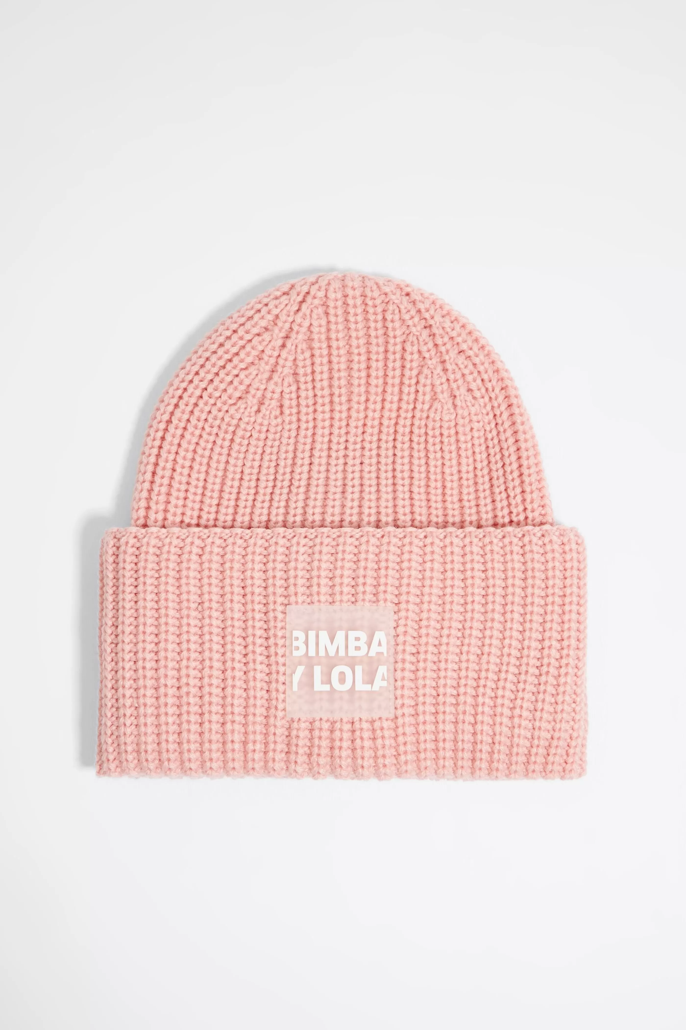 Best Sale Gorro punto logo rosa Gorros y gorras