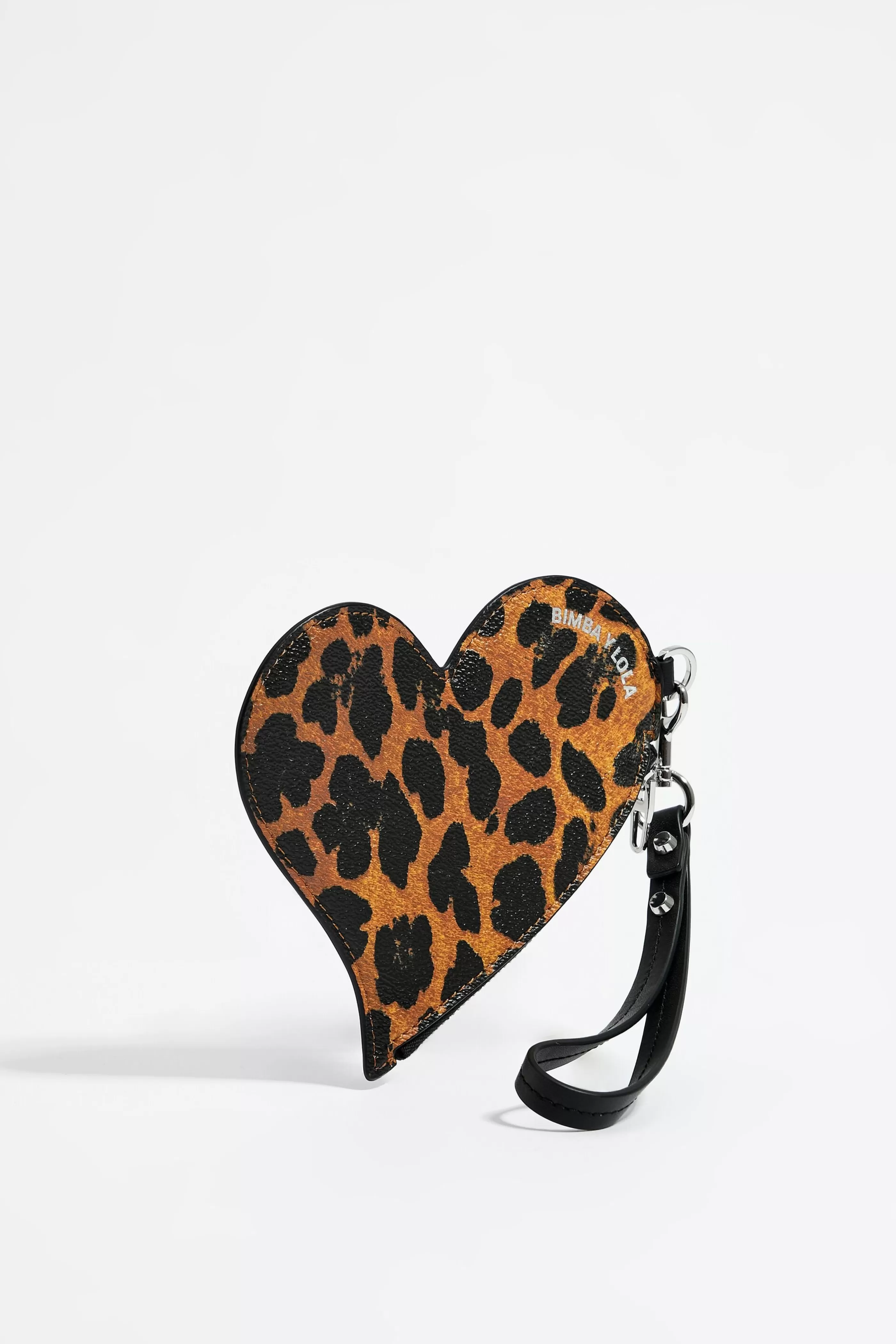 Cheap Monedero corazón piel Leopard Carteras y monederos