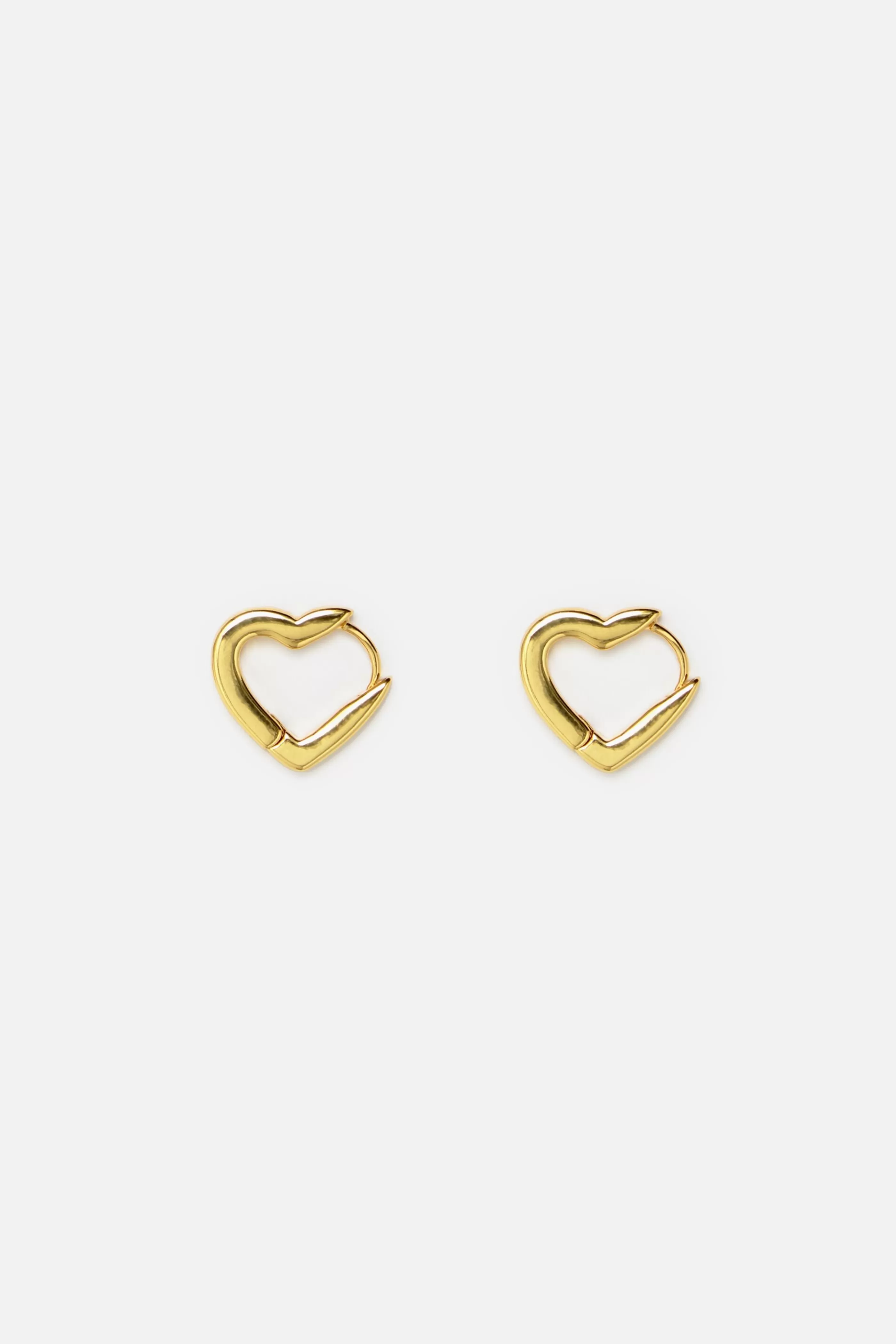 Flash Sale Pendientes aro corazón dorados Pendientes | Bisutería