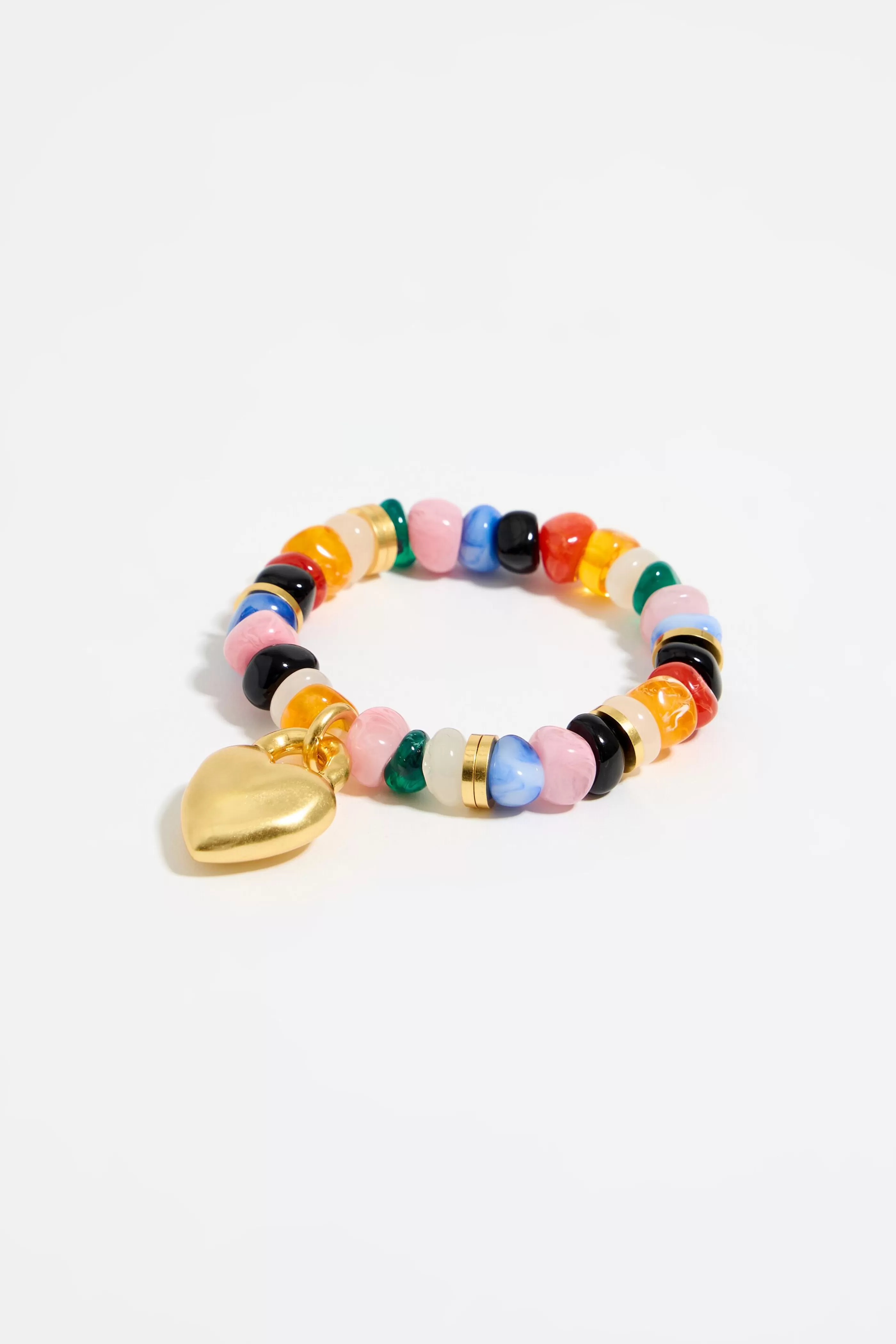 Best Pulsera elástica resina corazón Pulseras | Bisutería