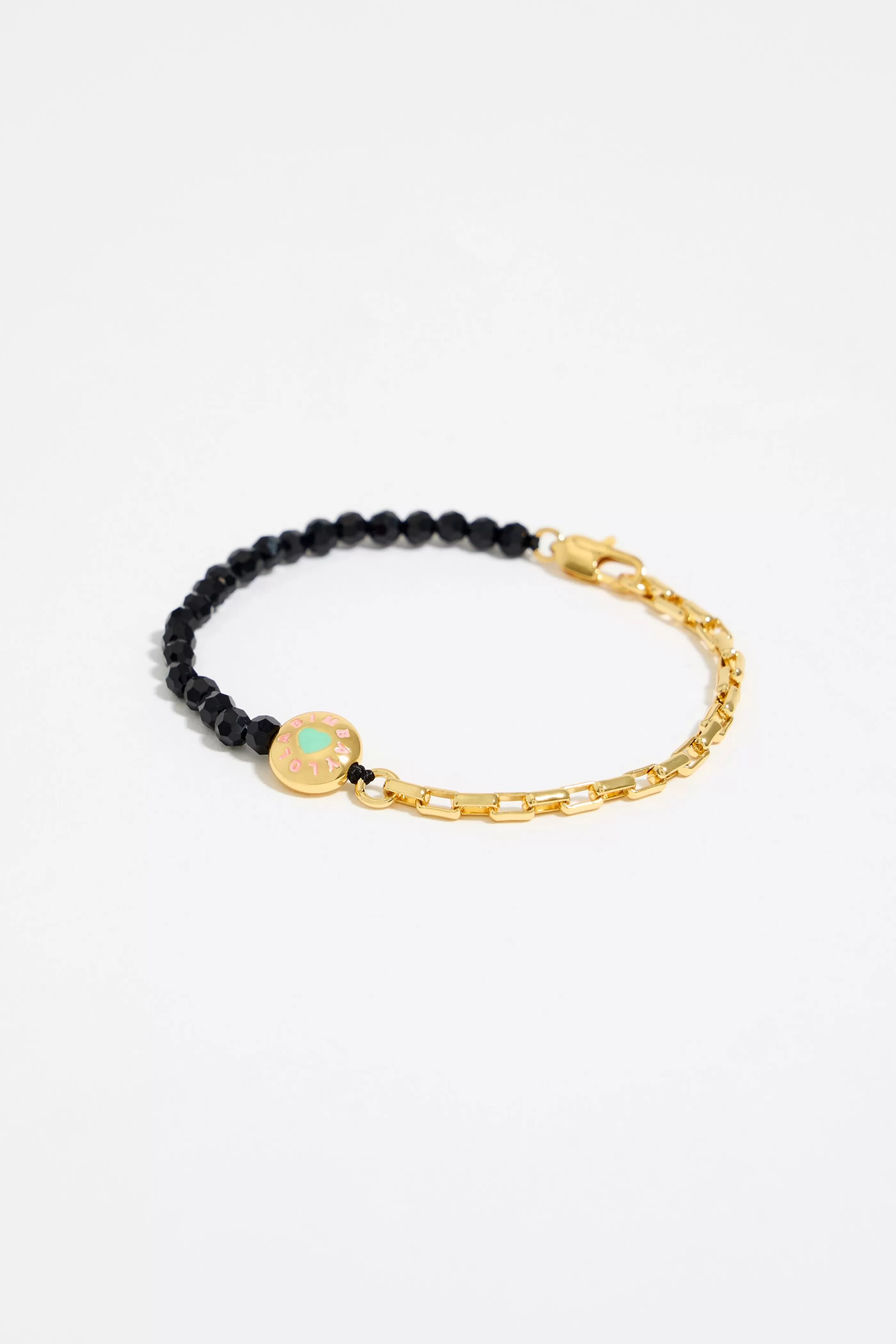 Clearance Pulsera logo Candy cristales dorados Pulseras | Bisutería