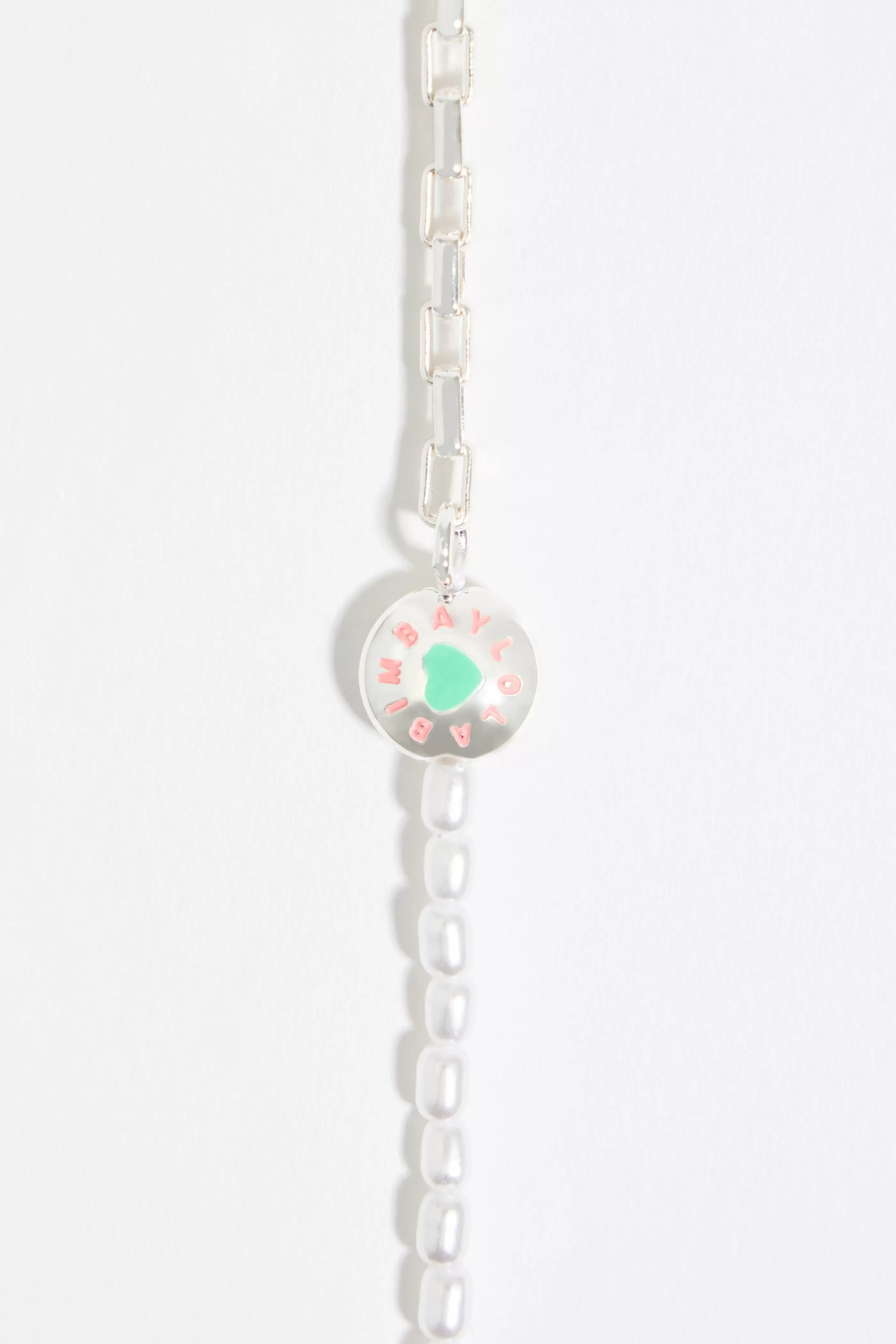 Hot Pulsera logo Candy perlas plateada Pulseras | Bisutería